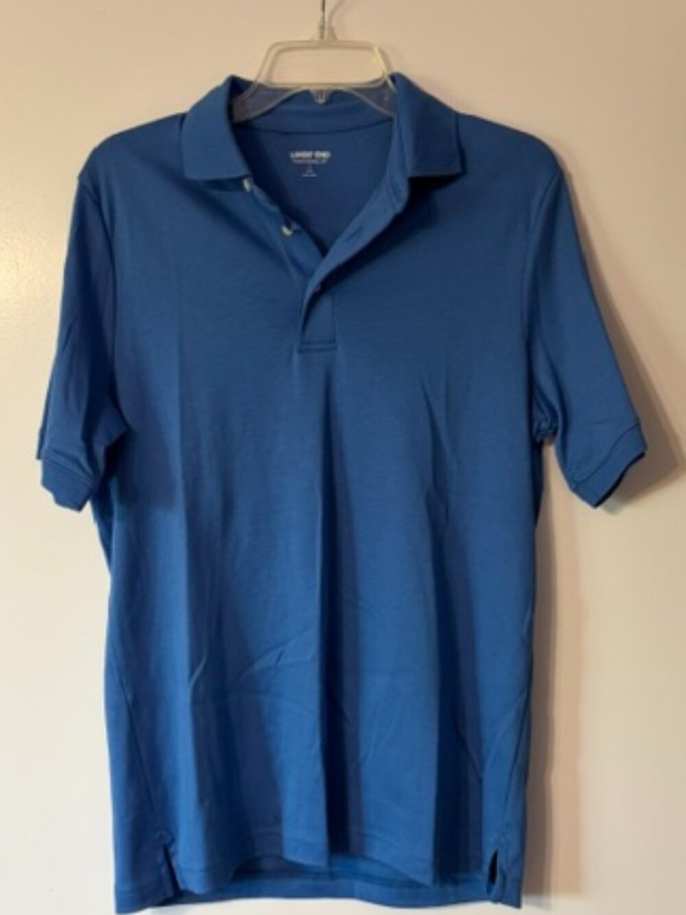 Lands' End Traditional Fit Men's Polo Small (34-36) New without tags Blue